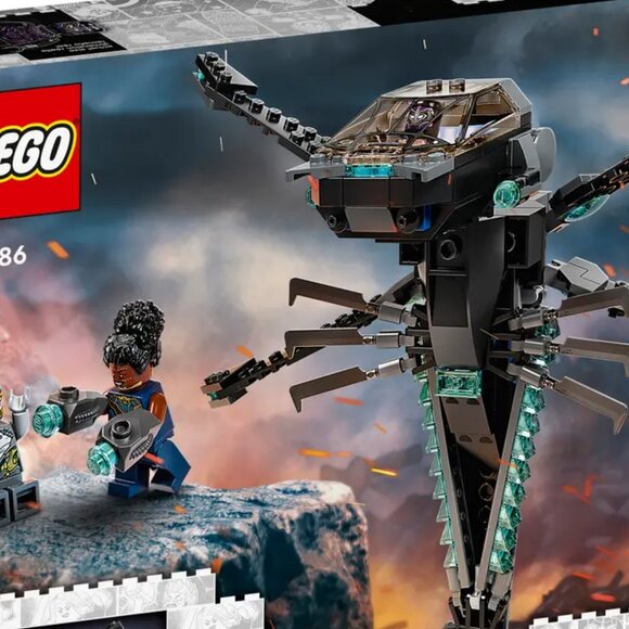 Brand New Lego Marvel Black Panther Dragon Flyer 76186 - Picture 5 of 9